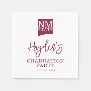 New Mexico State University Graduation Napkin