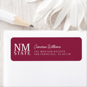 New Mexico State University Graduation Return Address Label