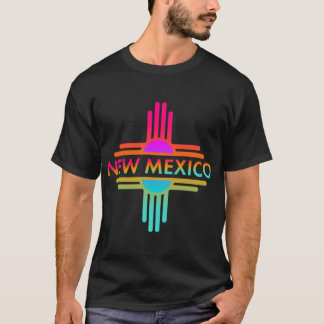 New Mexico State Zia Symbol Design Swea T-Shirt