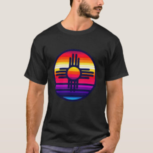 New Mexico State Zia Vintage Retro Modern Zia Symb T-Shirt