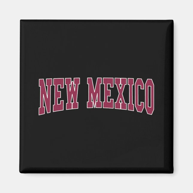 New Mexico - Throwback Design - Clic  Magnet (Front)