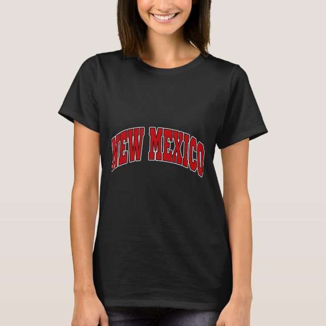 New Mexico - Throwback Design - Clic  T-Shirt (Front)