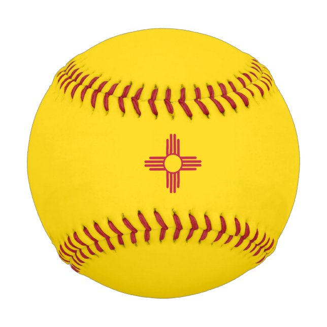 New Mexico (US State) Flag Baseball (Front)