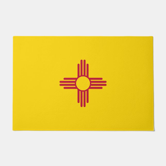 New Mexico (US State) Flag Doormat (Front)