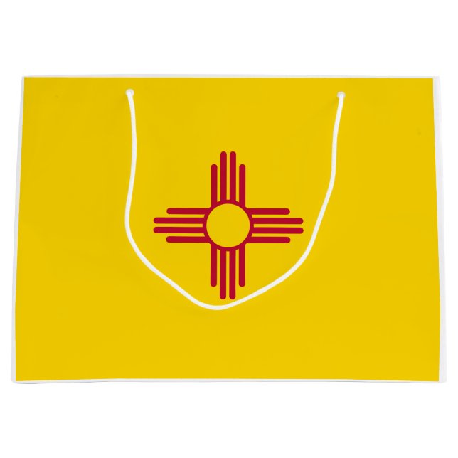 New Mexico (US State) Flag Large Gift Bag (Front)