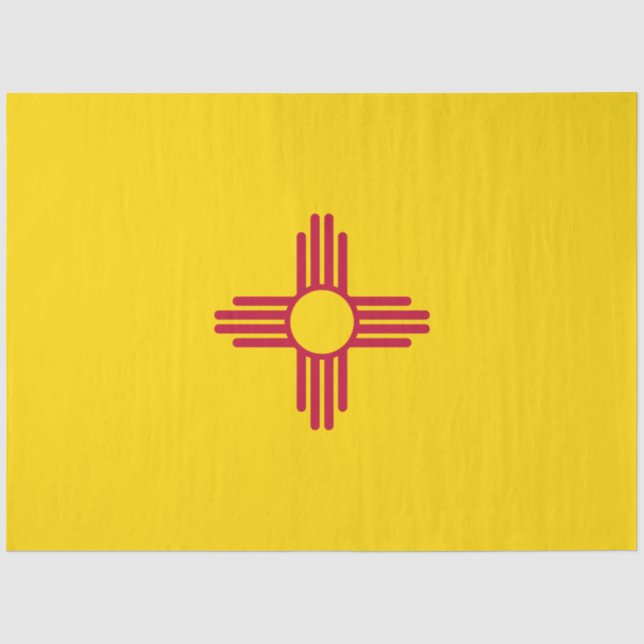 New Mexico (US State) Flag Tissue Paper (Front)
