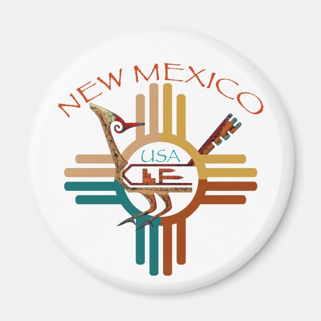 New Mexico, USA Magnet (Front)