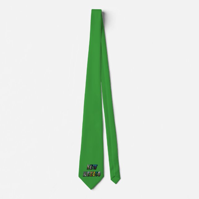 New Mexico, USA Text Tie (Front)