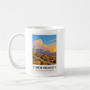 New Mexico USA – Vintage Travel Mug