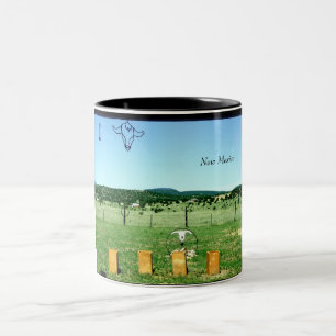 New Mexico Vistas Two-Tone Coffee Mug