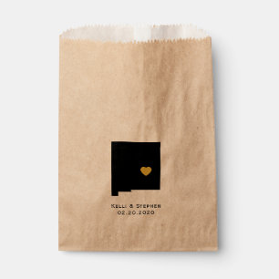New Mexico Wedding Favour Treat Sacks, Gift Bags