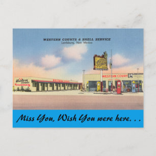 New Mexico, Western Courts, Lordsburg Postcard