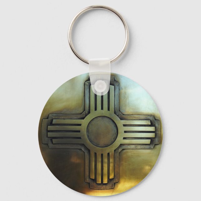 New Mexico Zia Key Ring (Front)