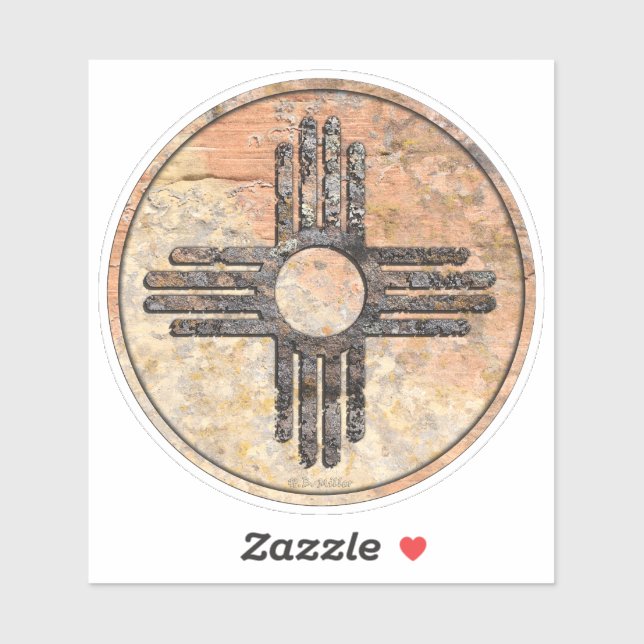 New Mexico Zia - Talking Canyons, New Mexico (Sheet)