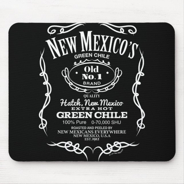 New Mexico's Old No. 1 Hatch Green Chile Novelty D Mouse Pad (Front)