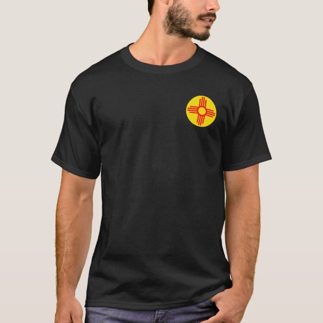 New Mexico's Zia Sun Symbol T-Shirt (Front)