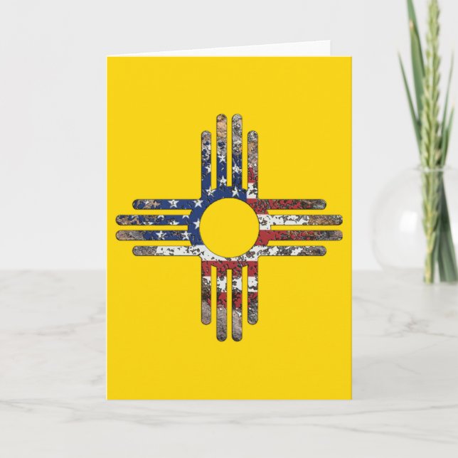 New Mexico's Zia Sun Symbol Talking Canyons, NCard Card (Front)