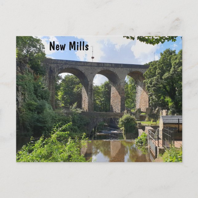 New Mills Torrs Walk Postcard (Front)