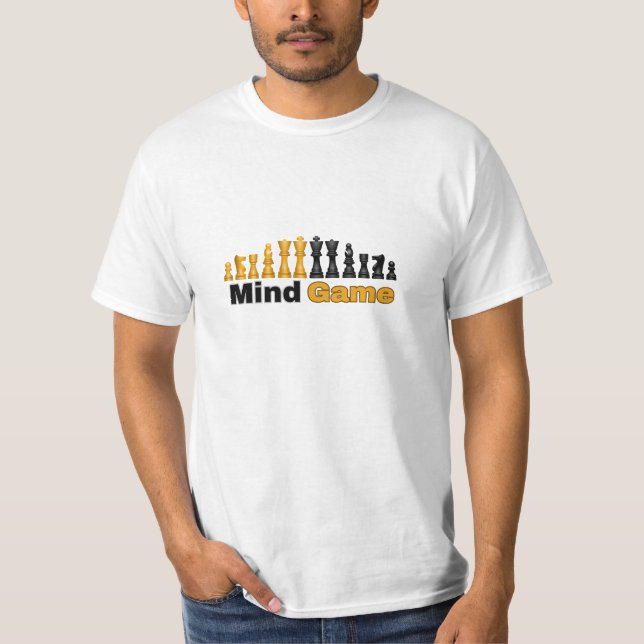 NEW! Mind Game - Chess T-Shirt (Front)