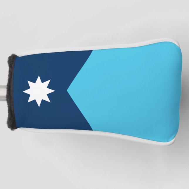 New Minnesota State Flag Golf Head Cover (Front)