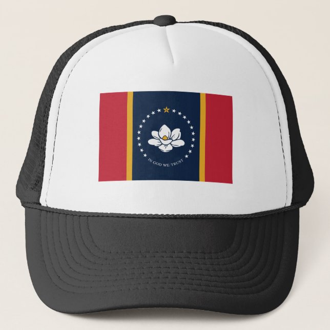 New Mississippi Flag Trucker Hat (Front)
