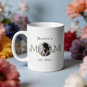 New Mom Established First Mothers Day 2 Photo Mug