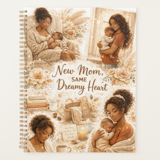 New mom same dreamy heart planner (Front)