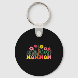 New Mommom Wildflower Floral First Birthday &amp;  Key Ring