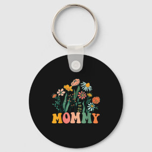 New Mommy Wildflower First Birthday &amp; Baby Sho Key Ring