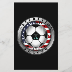 New Montana State Generation X American Soccer Stationery