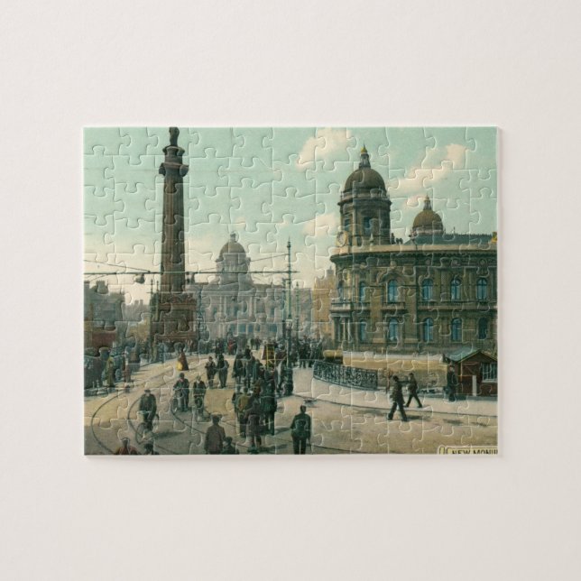 New Monument Bridge, Hull (1908) Jigsaw Puzzle (Horizontal)
