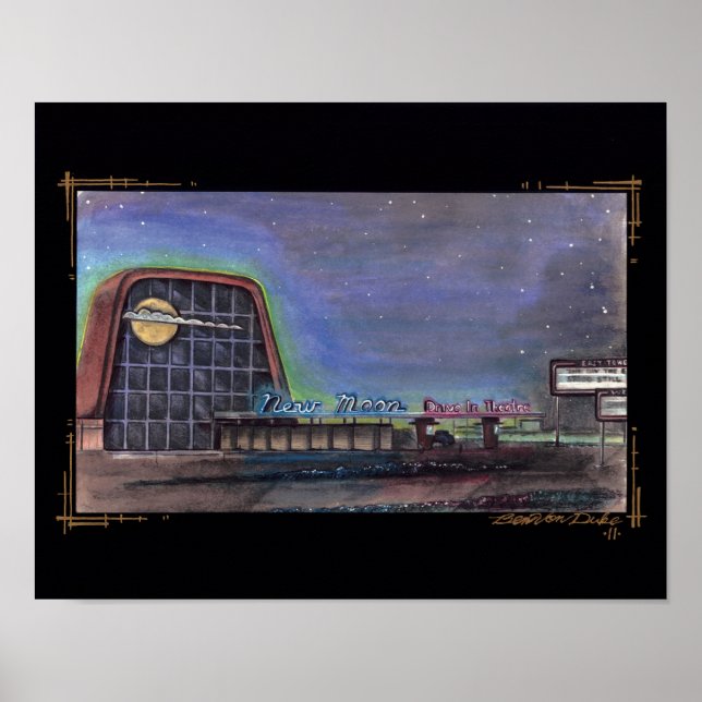 new moon drive-in poster (Front)