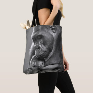 New Mother Gorilla Tote Bag