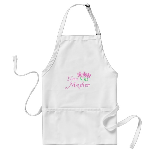 New Mother Pink Flowers T-shirts and Gifts Standard Apron (Front)