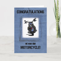 New Motorcycle Congratulations on Jeans Look