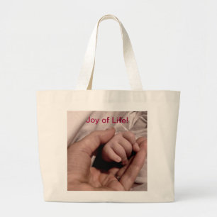 New Mum and Baby - Joy of Life Large Tote Bag