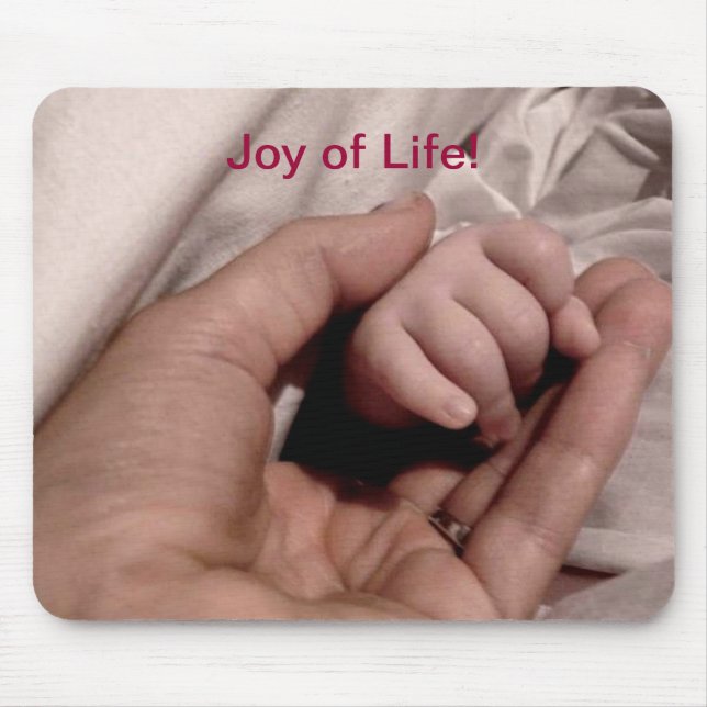 New Mum and Baby - Joy of Life Mouse Pad (Front)