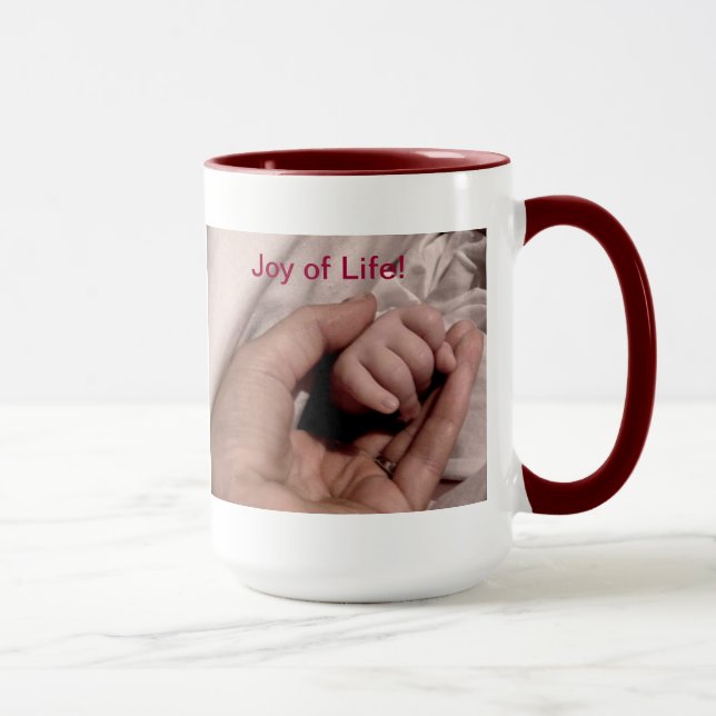 New Mum and Baby - Joy of Life Mug (Right)