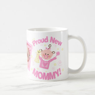 New Mum Baby Girl Custom Photo Mug