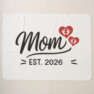New Mum Established Mothers Day Sherpa Blanket
