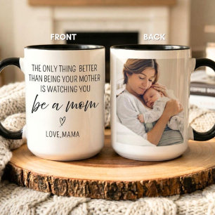 New Mum Gift From Mum Personalised Photo Mother’s  Mug