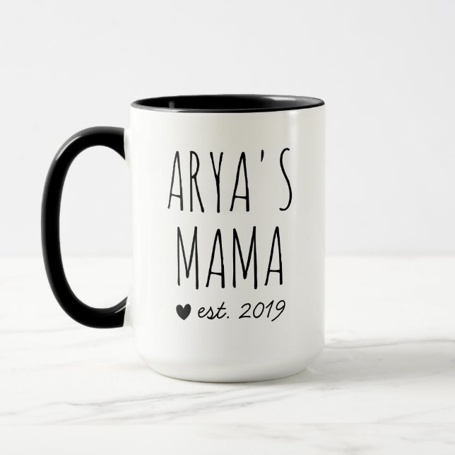 New Mum Gift Idea 1st Time Mummy Present, Parent Mug (Left)