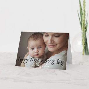 New Mum Happy Mother's Day Photo Greeting Card