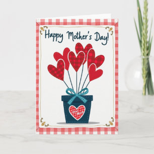 New Mum Heart Bouquet Card