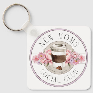 New Mum Humour, Coffee is our only hope  Key Ring