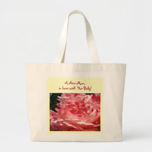 New Mum in Love with Her Baby! tote bag Roses