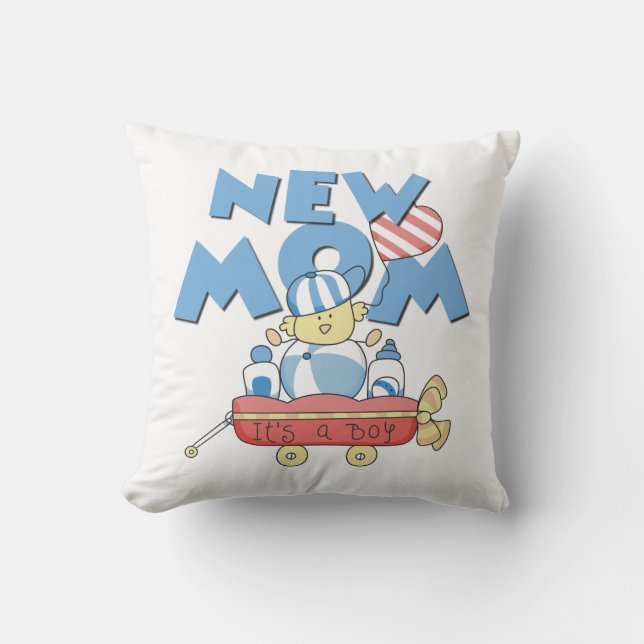 New Mum It's a Boy Gifts Cushion (Front)