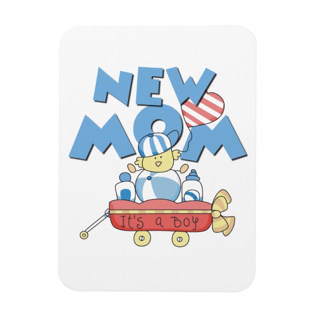 New Mum It's a Boy Gifts Magnet (Vertical)
