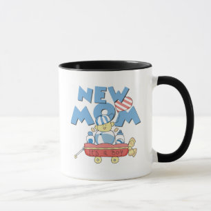 New Mum It's a Boy Tshirts and Gifts Mug