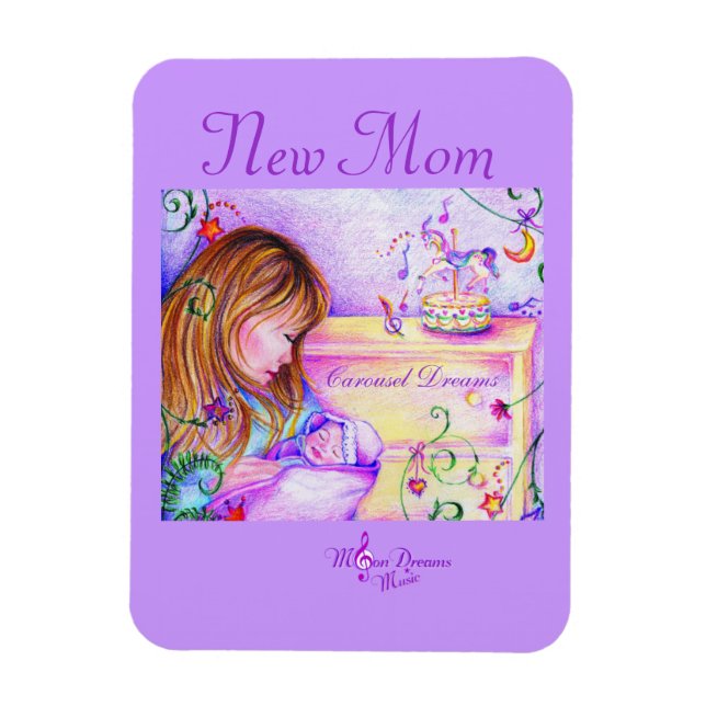 New Mum Premium Flexi Magnet (Vertical)